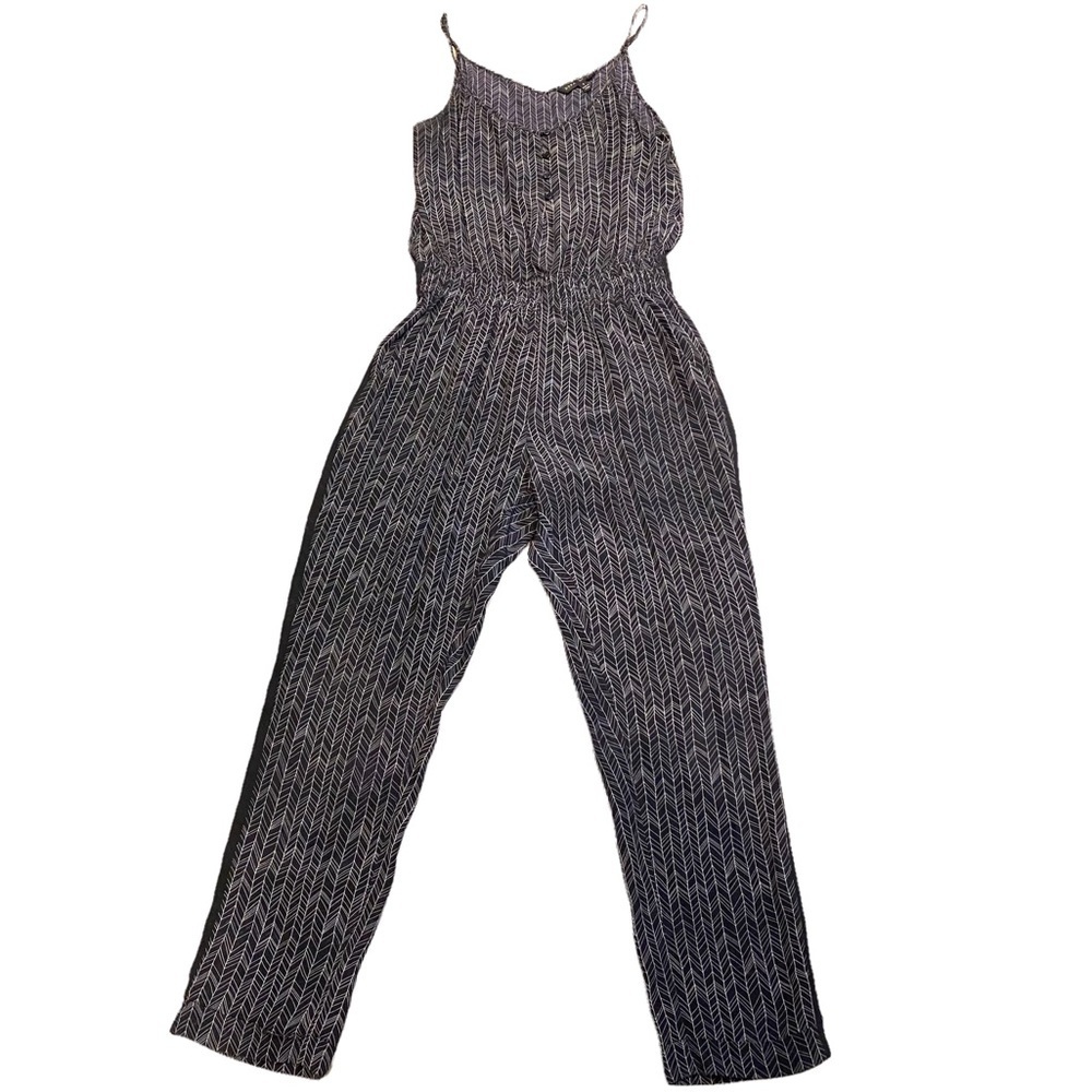 Dora Landa Black White Jumpsuit Size Small